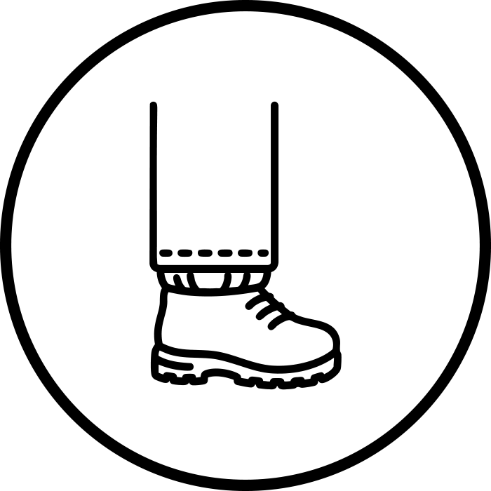 Ghetta fondo gamba