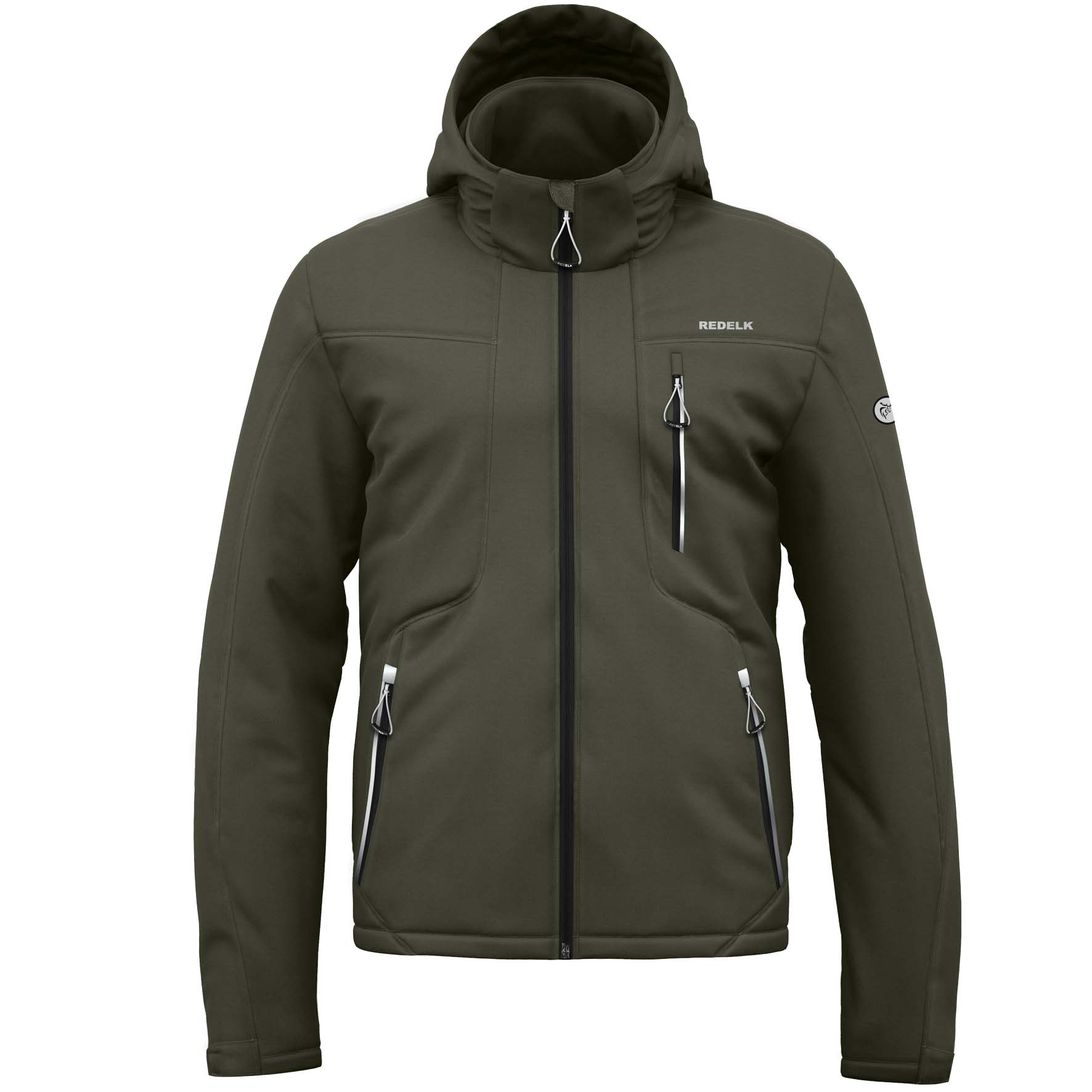 Dalvik - men's soft shell hodded jacket - Redelk